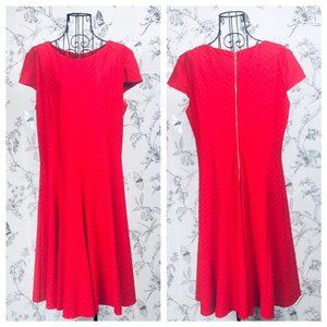 Jessica Howard A-Line Red Dress: 14